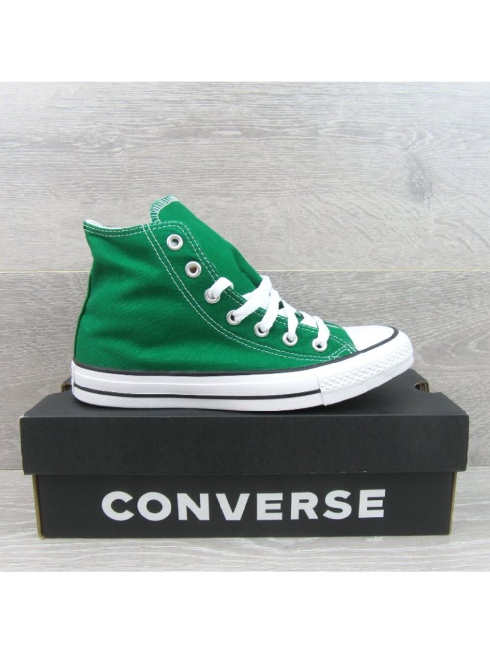 Converse Chuck Taylor All Star HI Green Womens Size 7.5 Sneakers NEW - Picture 2 of 13